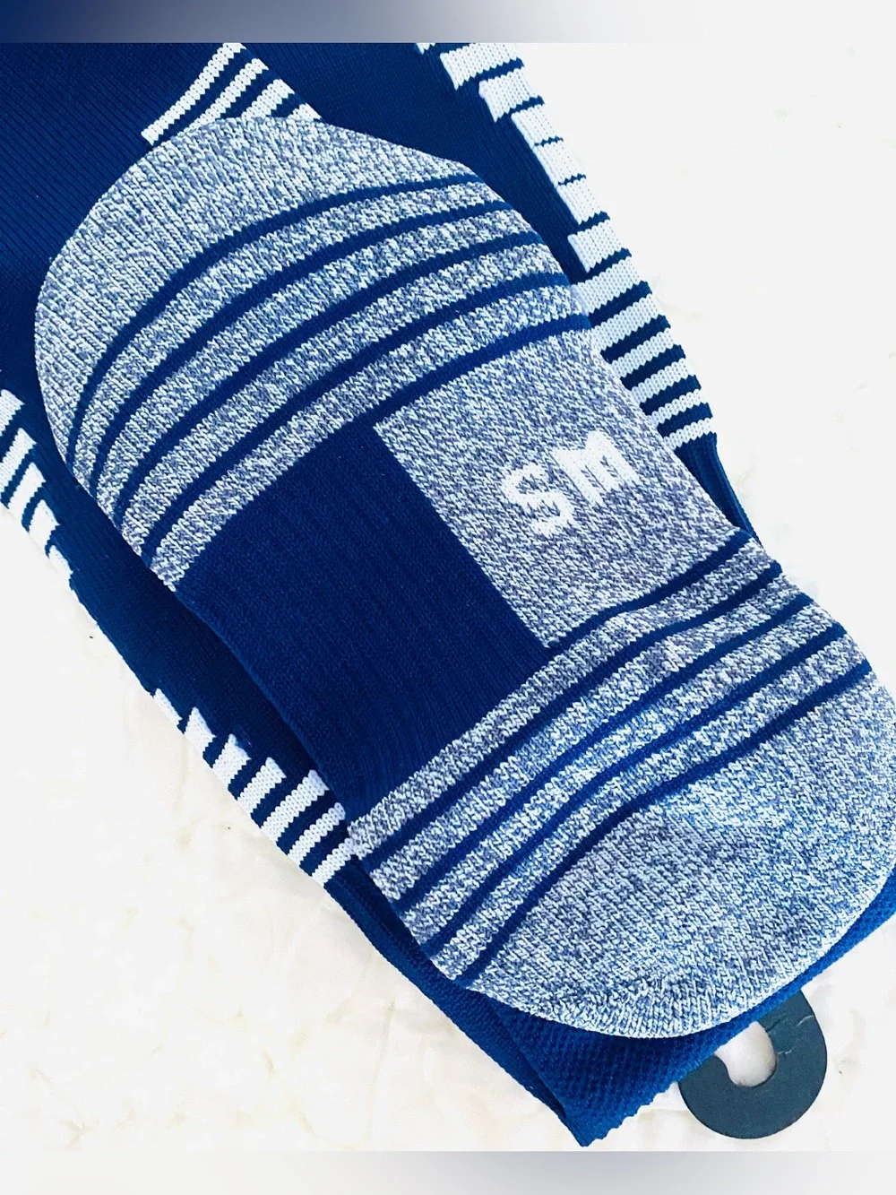 New⚽️Boys Adidas Blue Soccer Socks SZ S (Y)